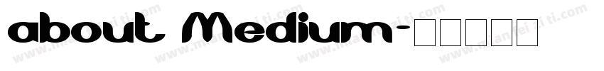 about Medium字体转换